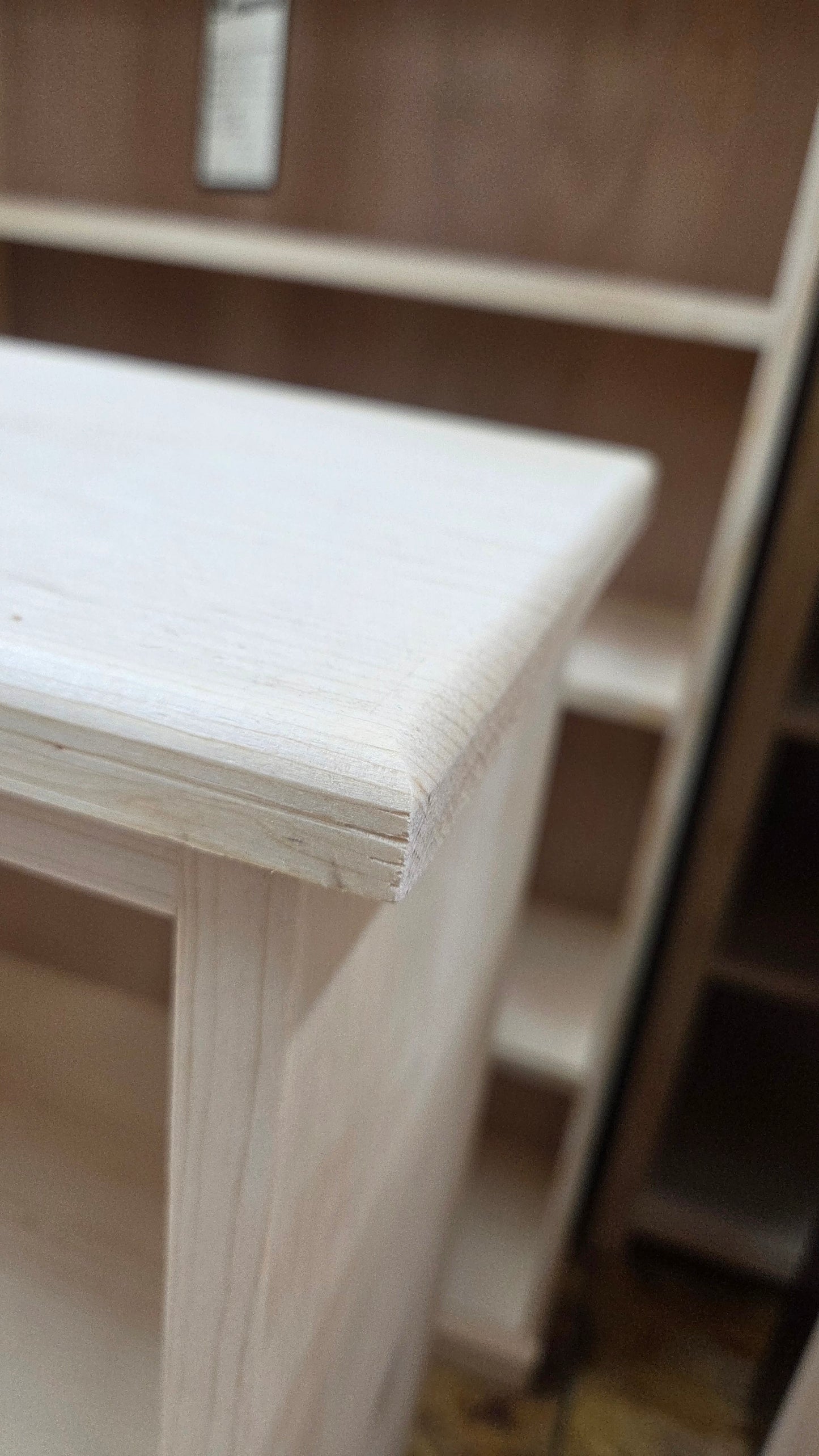 Customizable Pine Fixed Shelf Bookcase