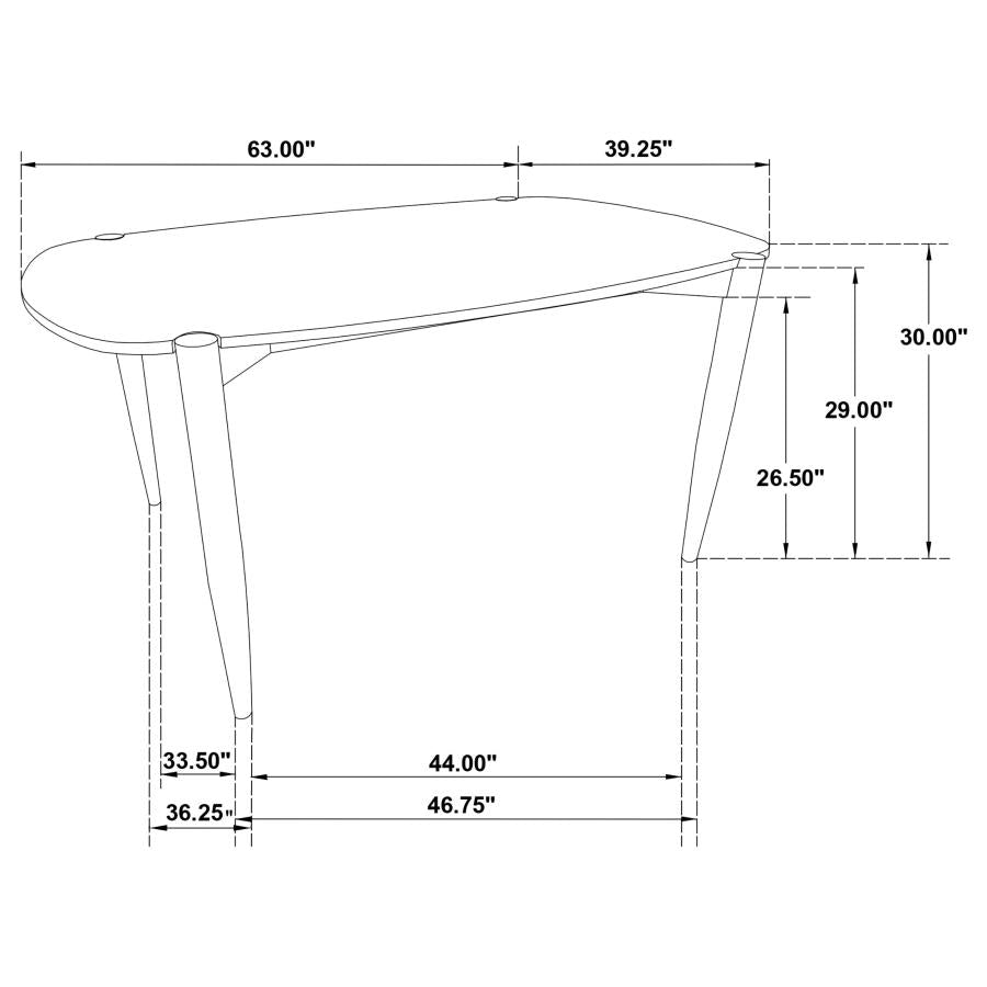 Dortch Oval Dining Table - "Walnut"