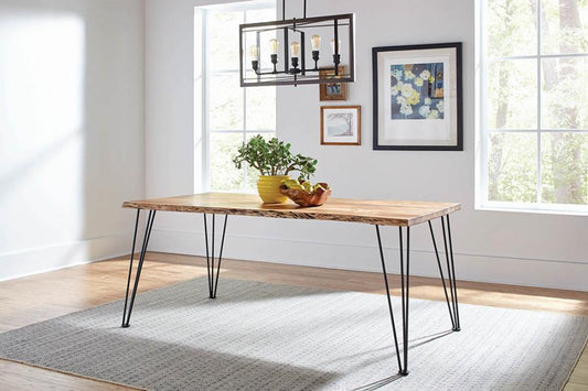 Sherman Live Edge Dining Table - "Natural"
