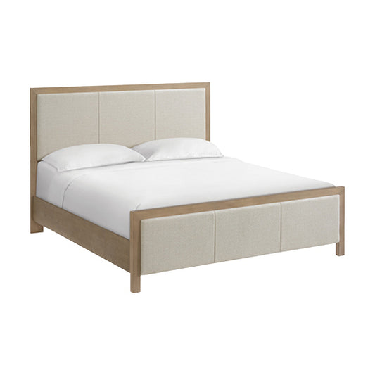 Bailey King Upholstered Panel Bed