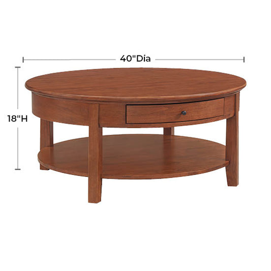 McKenzie Round Cocktail Table