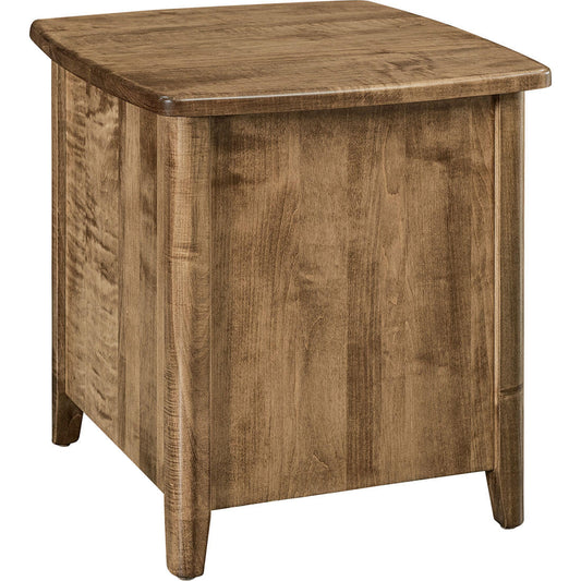 Maple Carson Enclosed End Table