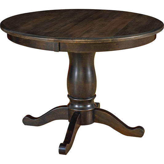 Maple Traditional 42"x42" Round Build-A-Table w/18" Leaf
