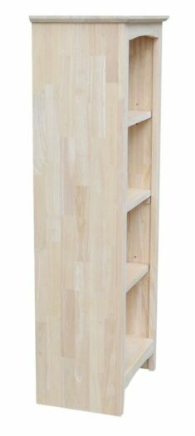 Parawood 18"W x 48"H Shaker Bookcase