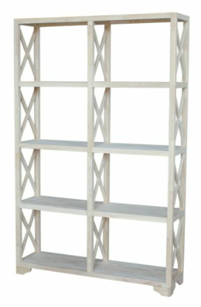 Parawood 47"W x 72"H Hampton Room Divider Bookcase