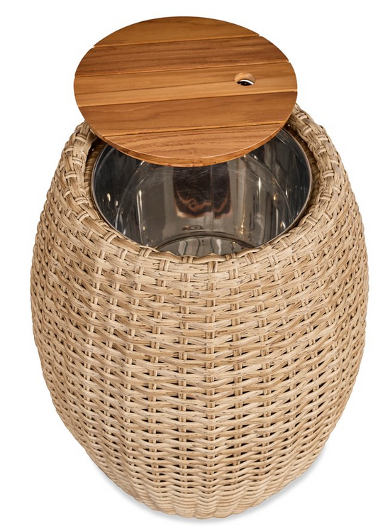 Biscayne Outdoor Side Table / Ice Bucket