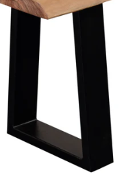 Manzanita Live Edge Dining Bench - "Harvest"