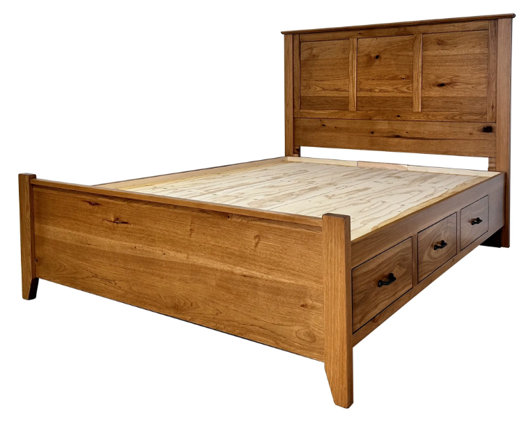 Customizable Shaker Storage Bed