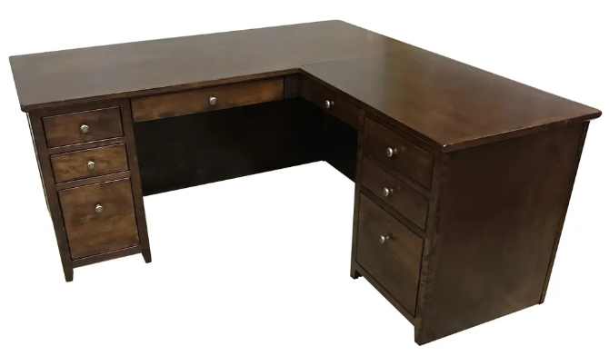 Customizable Shaker L-Shape Desk