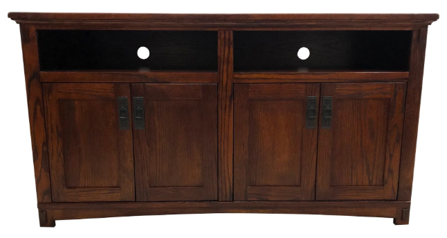 Customizable 60" Oak Lake TV Stand