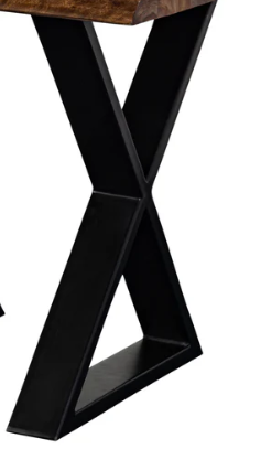 Manzanita Live Edge End Table - "Midnight"