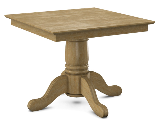 Parawood 42" x 42" Square w/Pedestal Build-a-Table