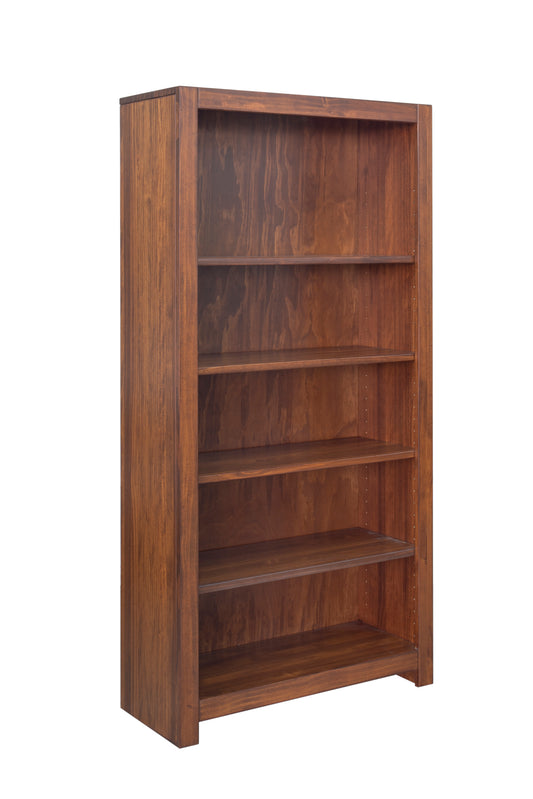 Pine Erica Square Cut 30"W x 60"H Bookcase