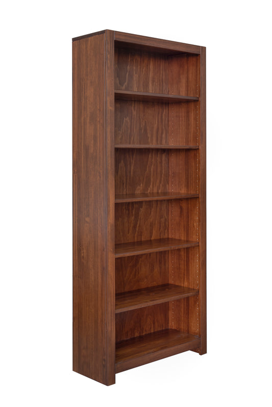 Pine Erica Square Cut 24"W x 72"H Bookcase