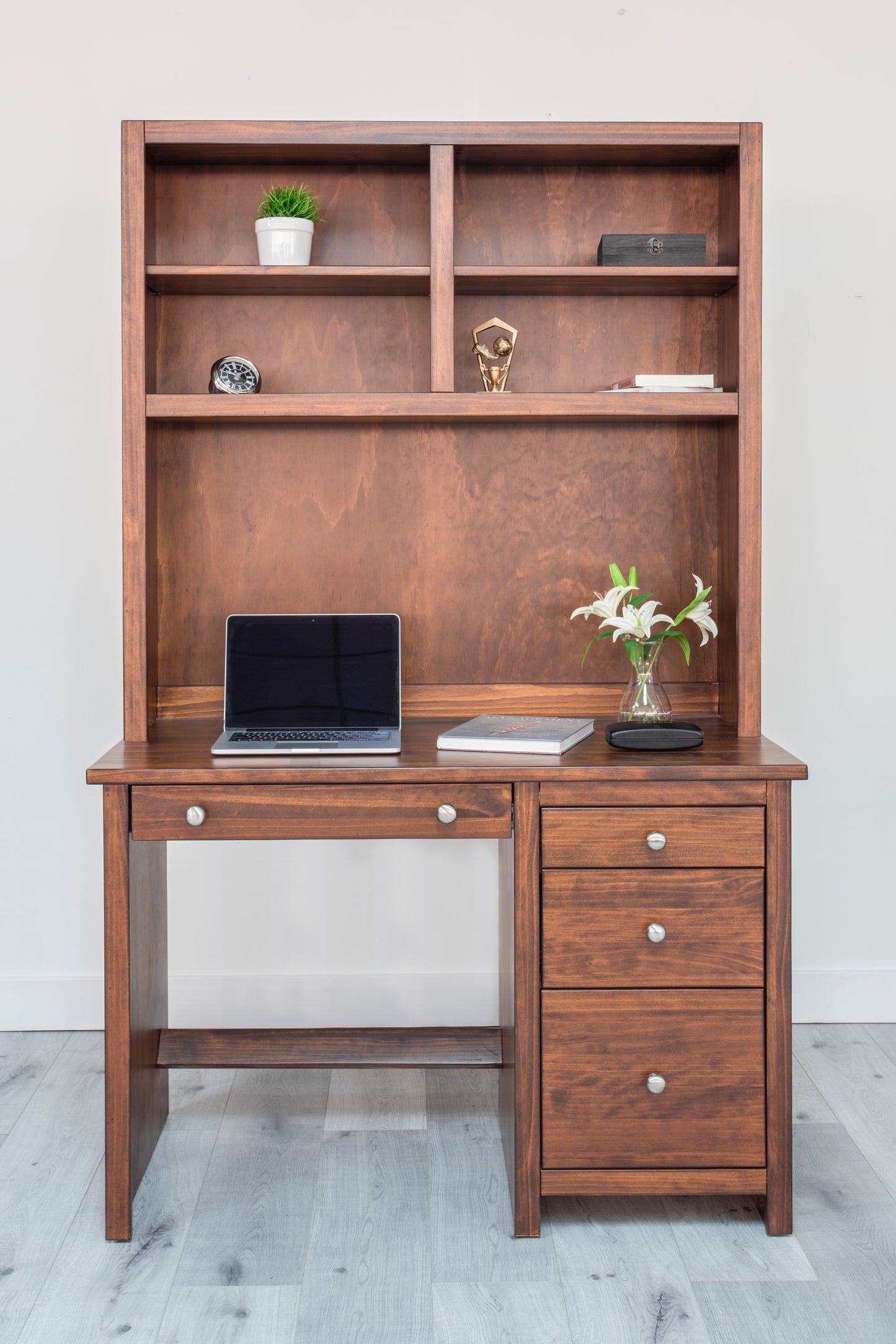 Erica Square Cut Hutch for 46"W+ Desks