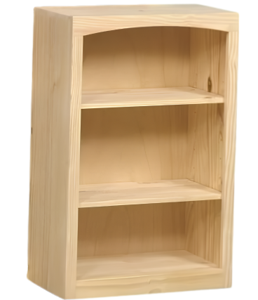 Pine Arched 24″W x 30″H Bookcase