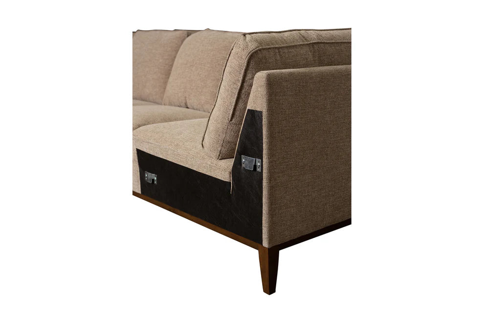 Annie Flaxen Sectional Sofa