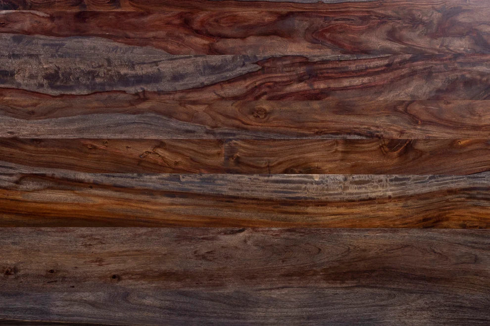 Manzanita Live Edge Dining Table - 'Midnight'