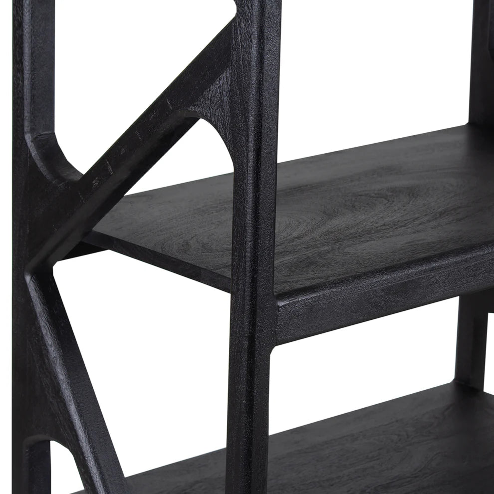 Canberra Narrow Bookcase - "Black"