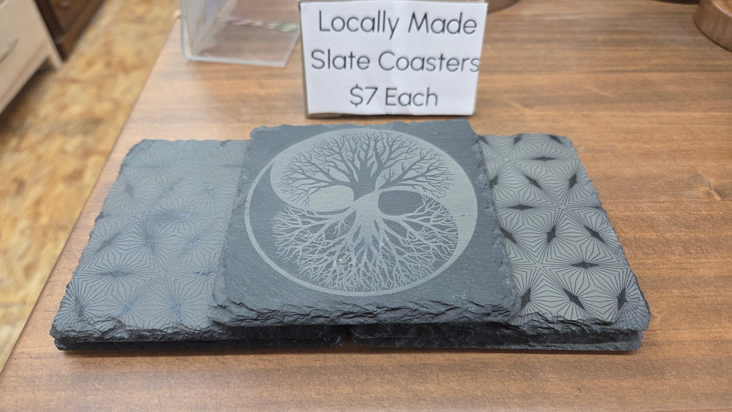 Assorted Slate Drink Coasters