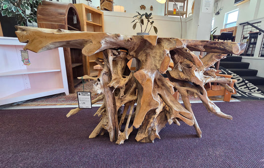 Tropical Teak Root Console Table