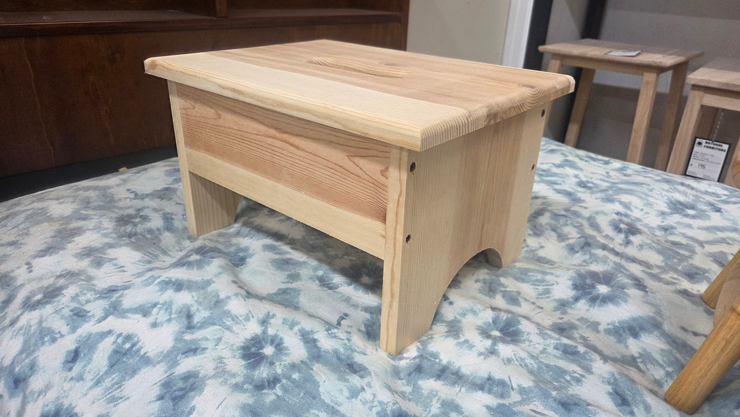 Large Pine Step Stool