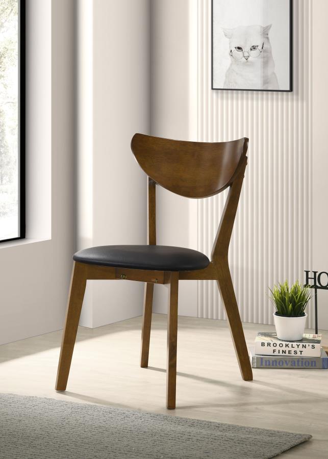 Jedda Stackable Dining Chair - "Dark Walnut"
