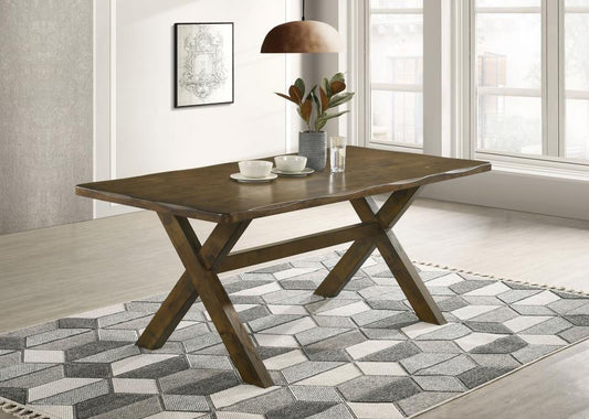 Alston Rectangular Dining Table - "Knotty Nutmeg"