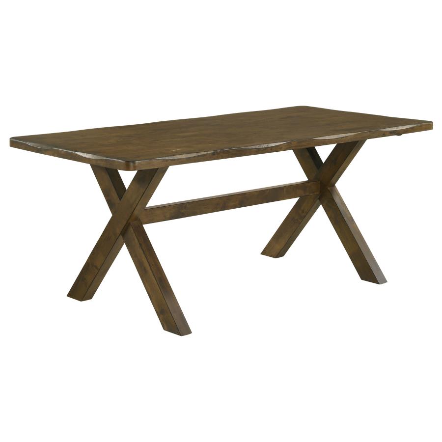 Alston Rectangular Dining Table - "Knotty Nutmeg"