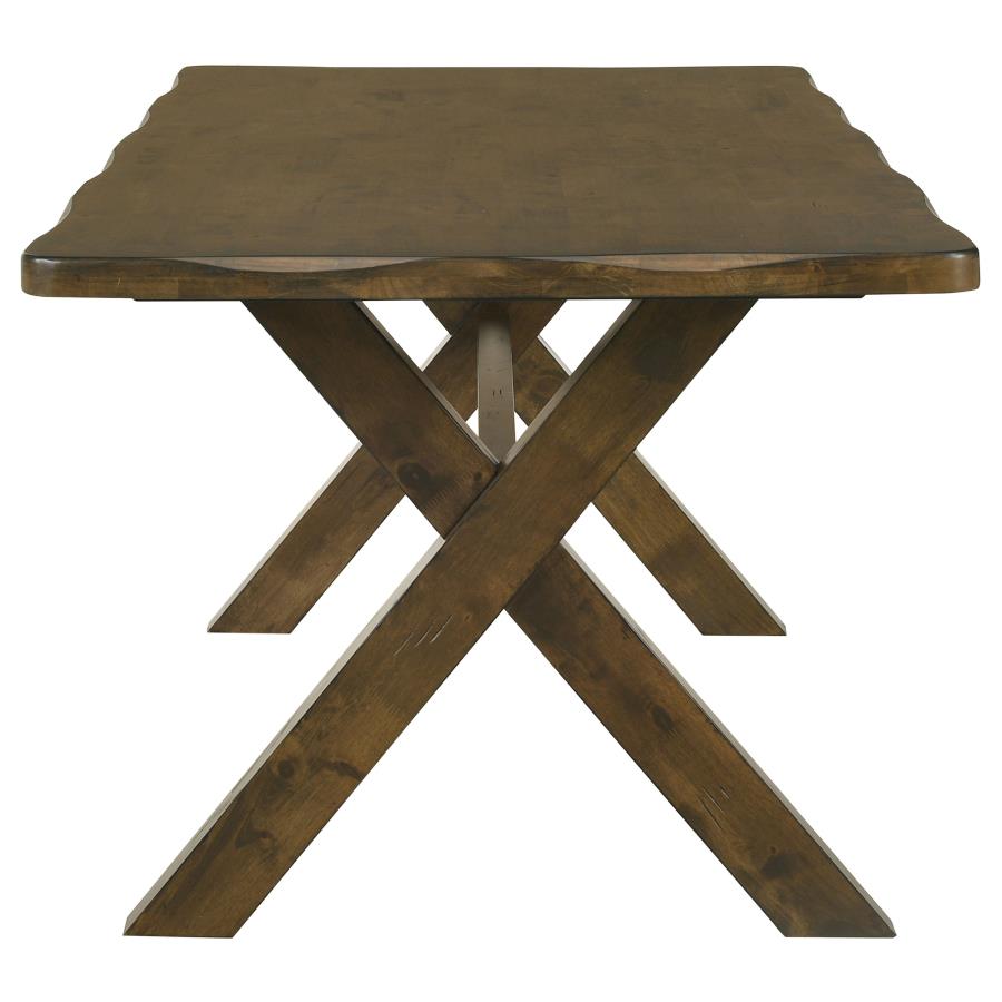 Alston Rectangular Dining Table - "Knotty Nutmeg"