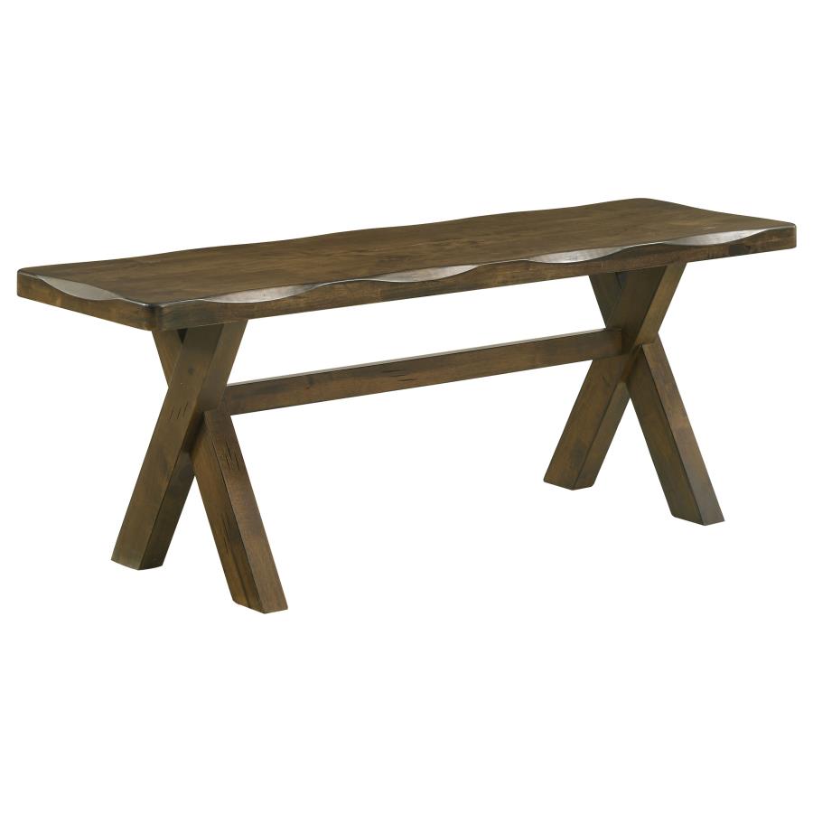 Alston Dining Bench - "Knotty Nutmeg"