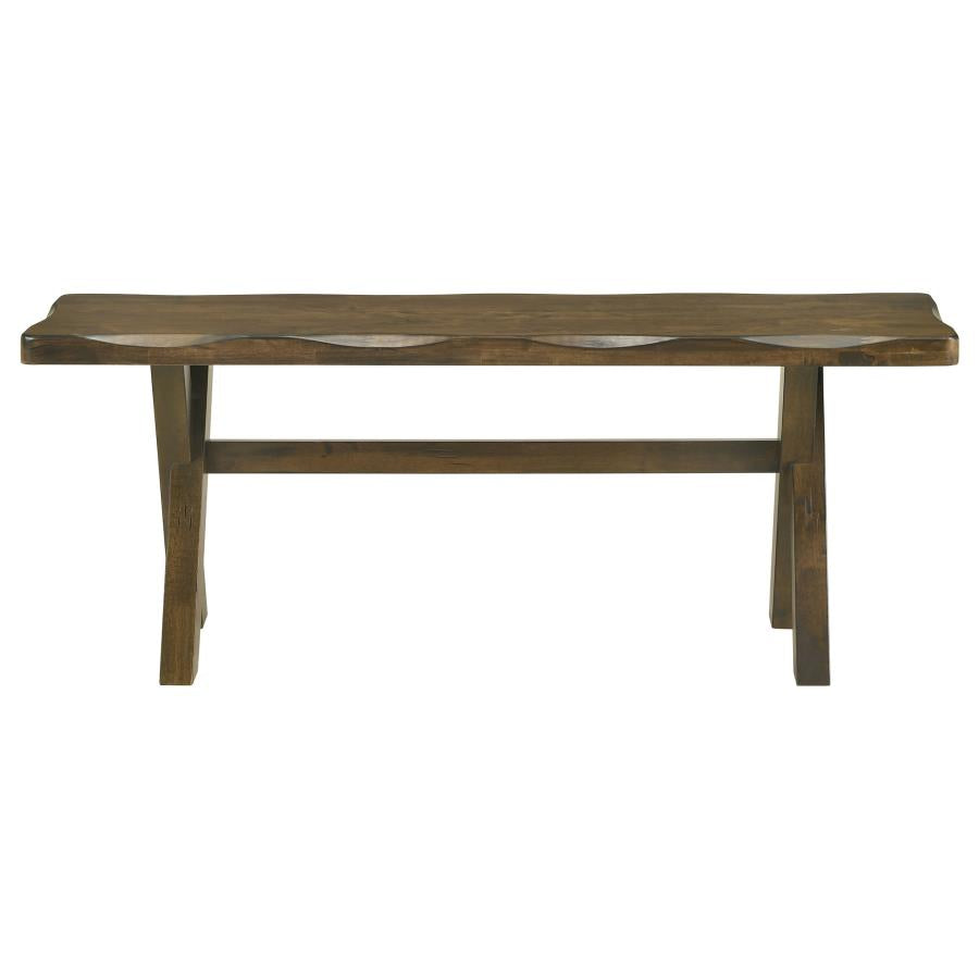 Alston Dining Bench - "Knotty Nutmeg"
