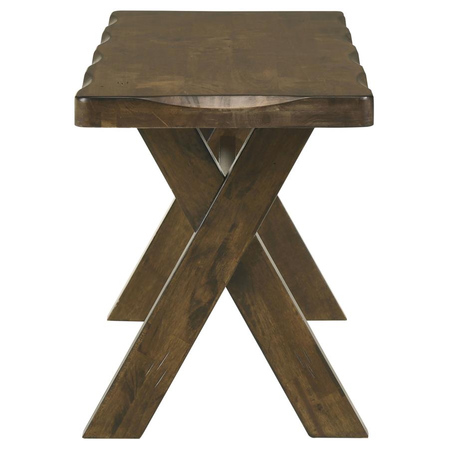 Alston Dining Bench - "Knotty Nutmeg"