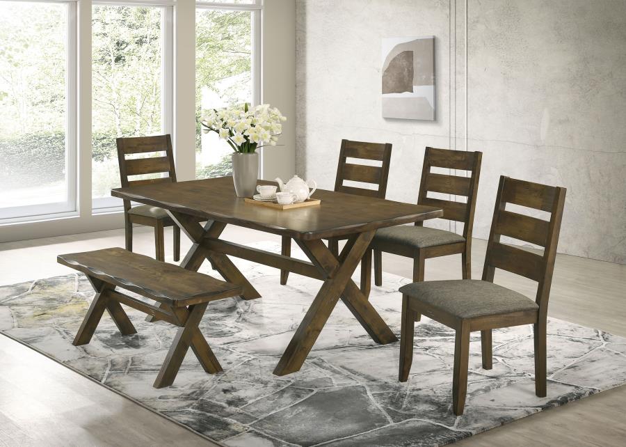Alston Dining Bench - "Knotty Nutmeg"