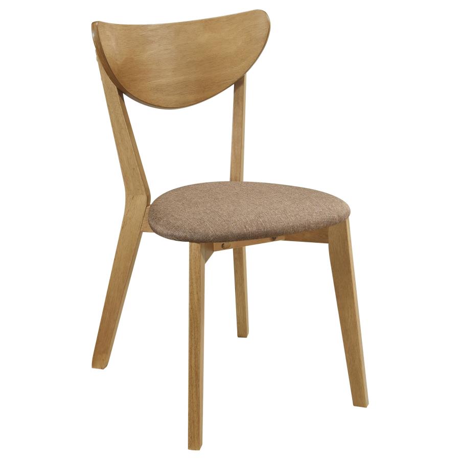 Elowen Stackable Dining Chair - "Light Walnut"
