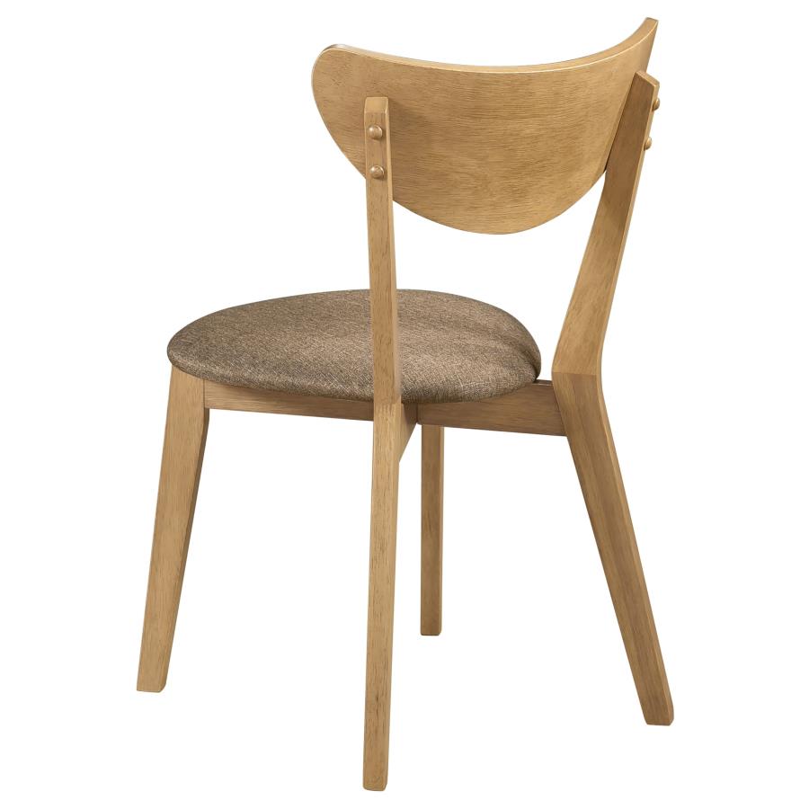 Elowen Stackable Dining Chair - "Light Walnut"