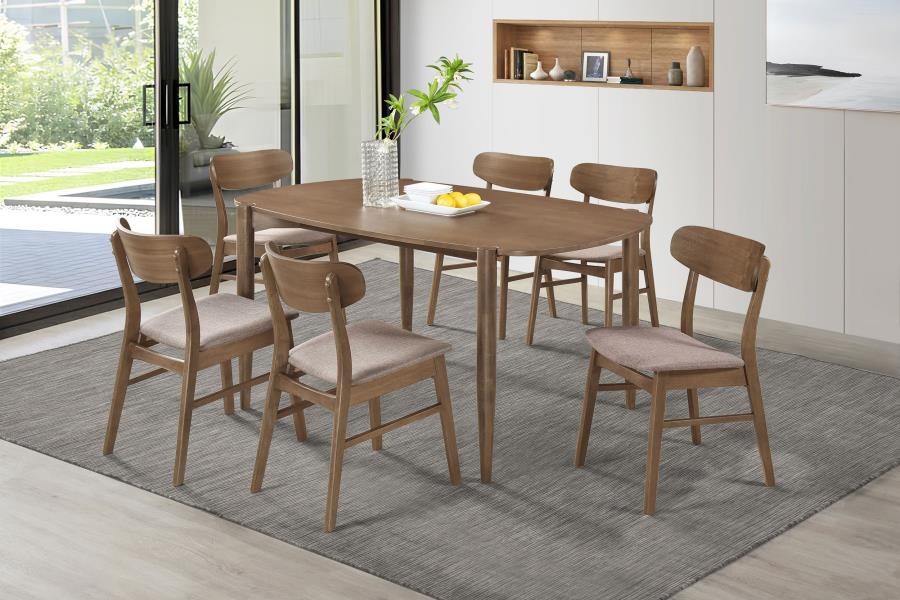 Dortch Oval Dining Table - "Walnut"