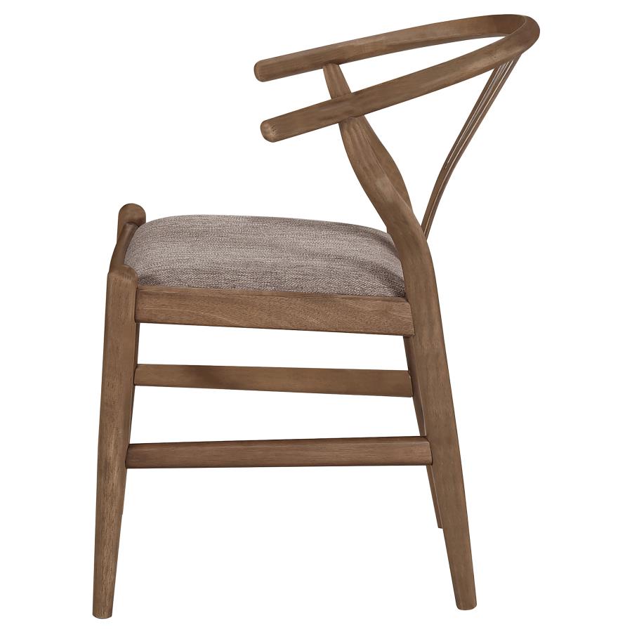 Dinah Wishbone Dining Chair - "Walnut"