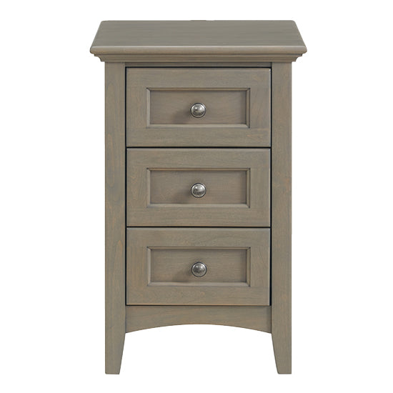 McKenzie Small 3–Drawer Nightstand