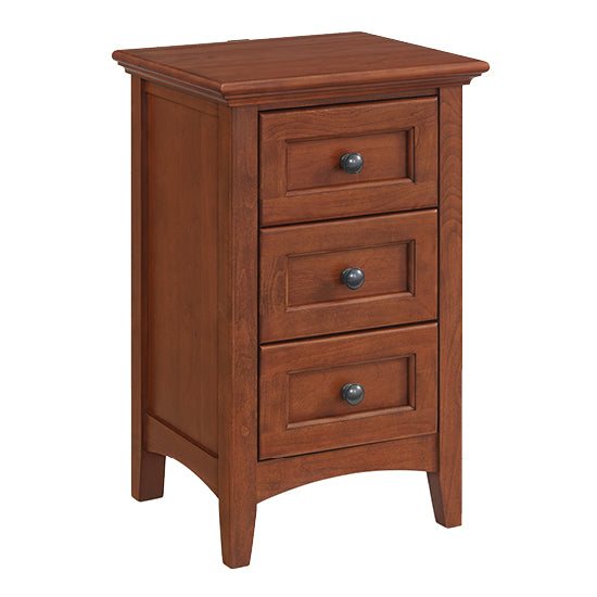 McKenzie Small 3–Drawer Nightstand