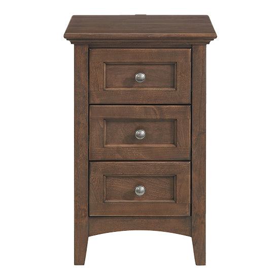 McKenzie Small 3–Drawer Nightstand
