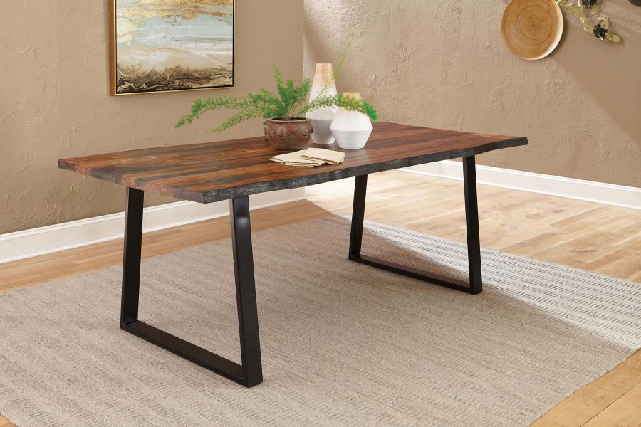 Ditman Live Edge Dining Table - "Grey"