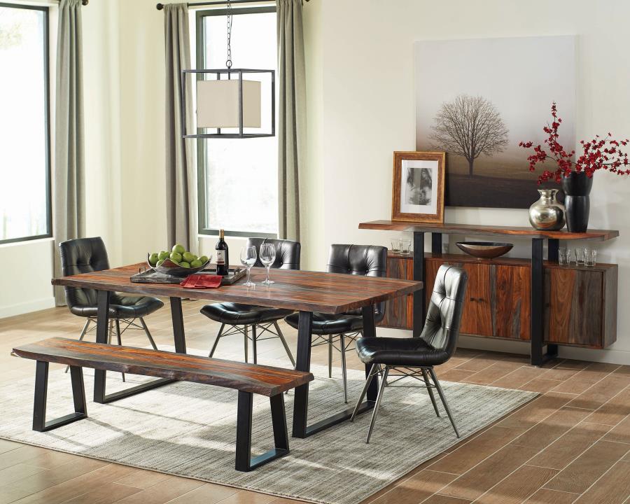 Ditman Live Edge Dining Table - "Grey"