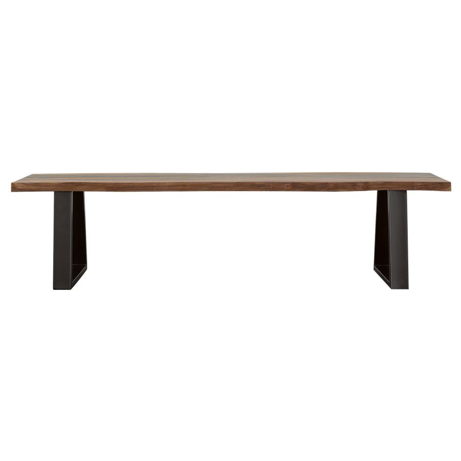Ditman Live Edge Dining Bench - "Grey"