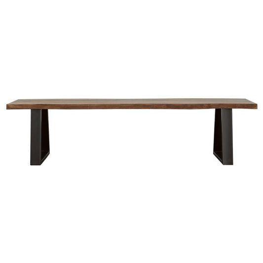 Ditman Live Edge Dining Bench - "Grey"