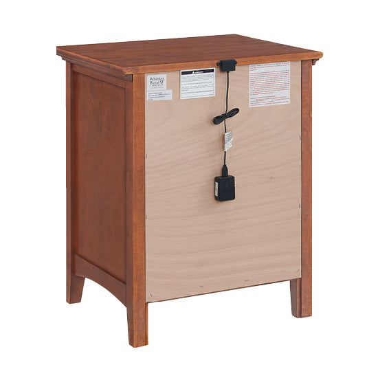 McKenzie Wide 3–Drawer Nightstand