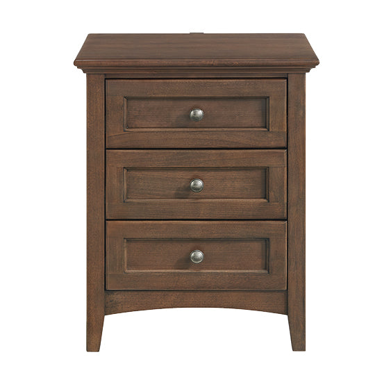 McKenzie Wide 3–Drawer Nightstand