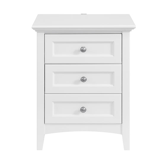 McKenzie Wide 3–Drawer Nightstand