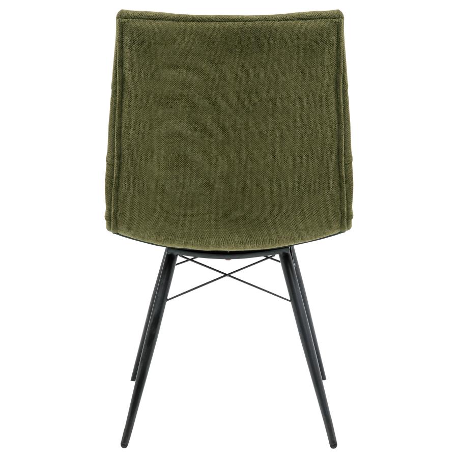Aiken Upholstered Dining Chair - "Forest Green"