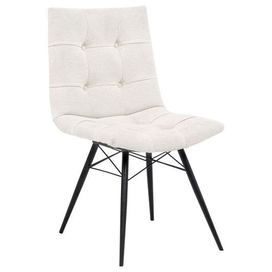 Aiken Upholstered Dining Chair - "Stone White"